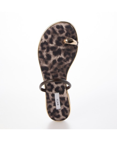 EVOL（イーボル）の「【EVOL】リングフラットサンダル IW5397（サンダル・レディース・シルバー/ブラウン/ゴールド・S/LL/L/M）」の8枚目の写真