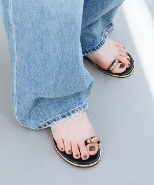 EVOL（イーボル）の「【EVOL】リングフラットサンダル IW5397（サンダル・レディース・シルバー/ブラウン/ゴールド・S/LL/L/M）」の21枚目の写真