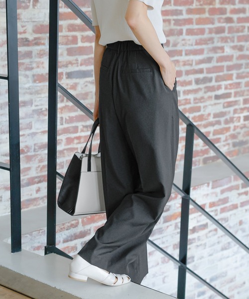 GLOBAL WORK（グローバルワーク）の「ウツクシルエットDRYワイドパンツ