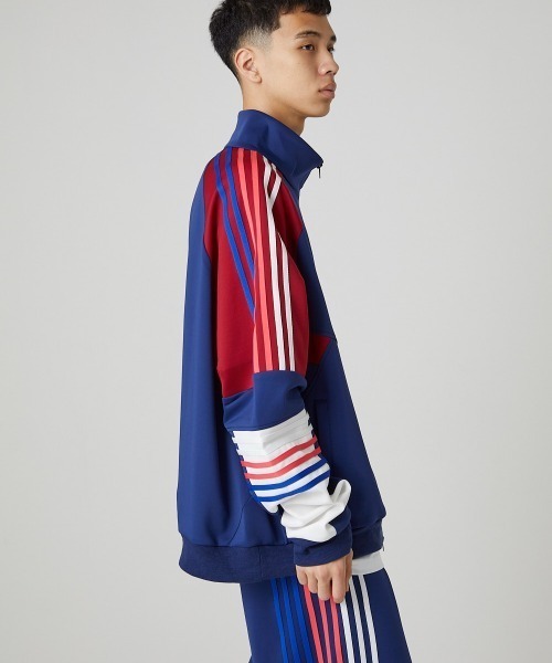 DISCOVERED TRACK BLOUSON ブラック　トラックジャケット DISCOVERED - Docking Wide Track Jacket B | Tempt