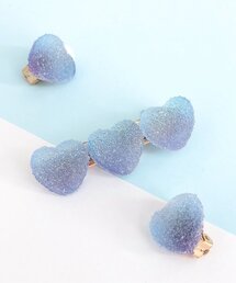 apres les cours | ハートグミイヤリング・ヘアクリップセット(バレッタ/ヘアクリップ)