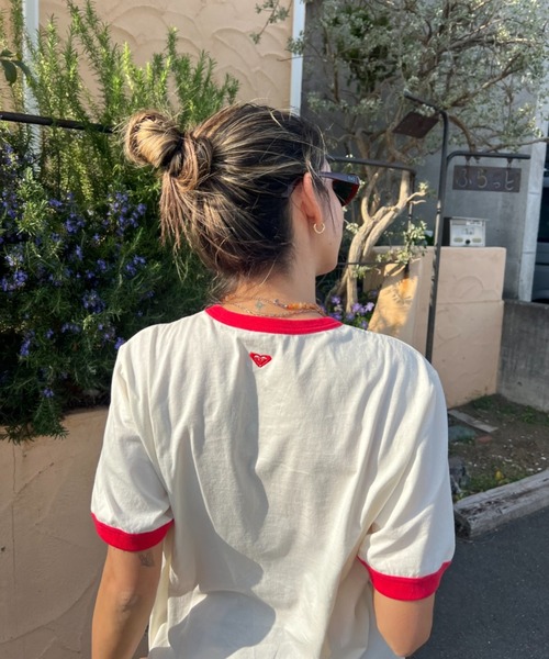 ROXY（ロキシー）の「【ZOZO限定アイテム】SURF&TACOS EVERYDAY/ロキシー半袖リンガーTシャツ（Tシャツ/カットソー・レディース・イエロー/グレー/ホワイト・FREE）」の8枚目の写真