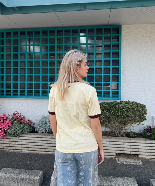 ROXY（ロキシー）の「【ZOZO限定アイテム】SURF&TACOS EVERYDAY/ロキシー半袖リンガーTシャツ（Tシャツ/カットソー・レディース・イエロー/グレー/ホワイト・FREE）」の12枚目の写真