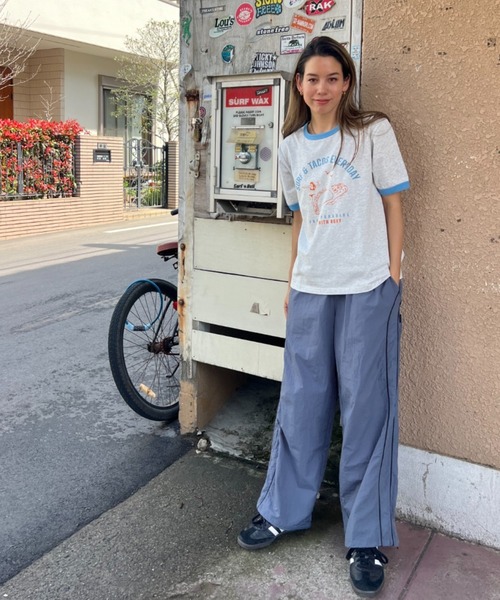 ROXY（ロキシー）の「【ZOZO限定アイテム】SURF&TACOS EVERYDAY/ロキシー半袖リンガーTシャツ（Tシャツ/カットソー・レディース・イエロー/グレー/ホワイト・FREE）」の18枚目の写真