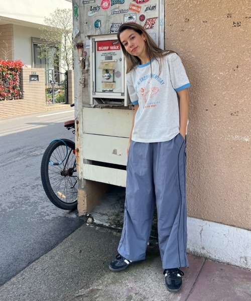 ROXY（ロキシー）の「【ZOZO限定アイテム】SURF&TACOS EVERYDAY/ロキシー半袖リンガーTシャツ（Tシャツ/カットソー・レディース・イエロー/グレー/ホワイト・FREE）」の20枚目の写真