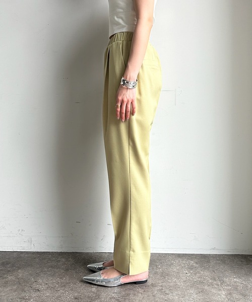 DouDou（ドゥドゥ）の「【新色追加】【WEB限定】テーパードパンツ（その他パンツ・レディース・ブラック/ベージュ/イエロー/チャコールグレー/ブルー/ピンク・38/36）」の17枚目の写真