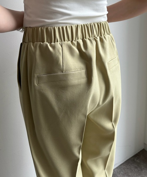 DouDou（ドゥドゥ）の「【新色追加】【WEB限定】テーパードパンツ（その他パンツ・レディース・ブラック/ベージュ/イエロー/チャコールグレー/ブルー/ピンク・38/36）」の19枚目の写真