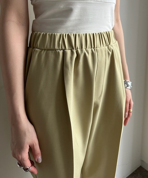 DouDou（ドゥドゥ）の「【新色追加】【WEB限定】テーパードパンツ（その他パンツ・レディース・ブラック/ベージュ/イエロー/チャコールグレー/ブルー/ピンク・38/36）」の20枚目の写真