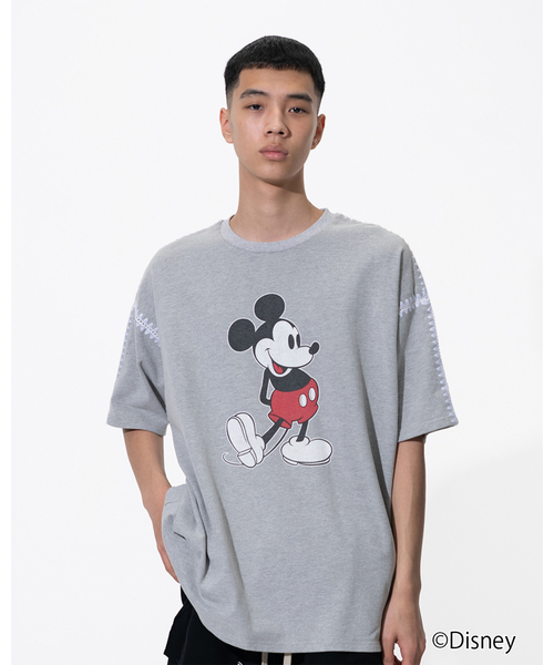 DISCOVERED(ディスカバード)の「DISCOVERED “Disney Collection”<Mickey> Shell Stitch S/S Cutsewn(Tシャツ/カットソー・メンズ・ブラック/ホワイト・3)」の18枚目の写真