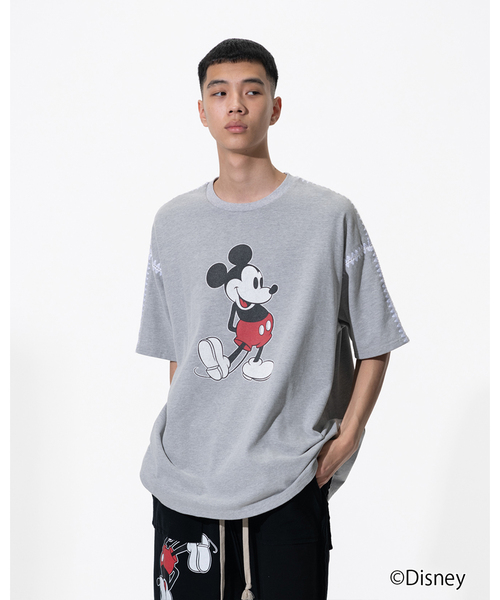 DISCOVERED(ディスカバード)の「DISCOVERED “Disney Collection”<Mickey> Shell Stitch S/S Cutsewn(Tシャツ/カットソー・メンズ・ブラック/ホワイト・3)」の13枚目の写真