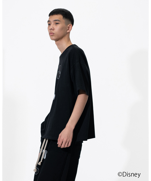 DISCOVERED(ディスカバード)の「DISCOVERED “Disney Collection”<Mickey> Shell Stitch S/S Cutsewn(Tシャツ/カットソー・メンズ・ブラック/ホワイト・3)」の15枚目の写真