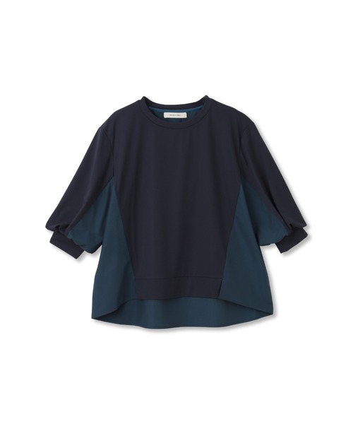 【セール】異素材コンビネーションプルオーバー（Tシャツ/カットソー）｜MAYSON GREY（メイソングレイ）