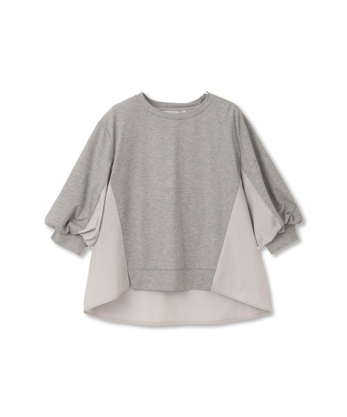 【セール】異素材コンビネーションプルオーバー（Tシャツ/カットソー）｜MAYSON GREY（メイソングレイ）
