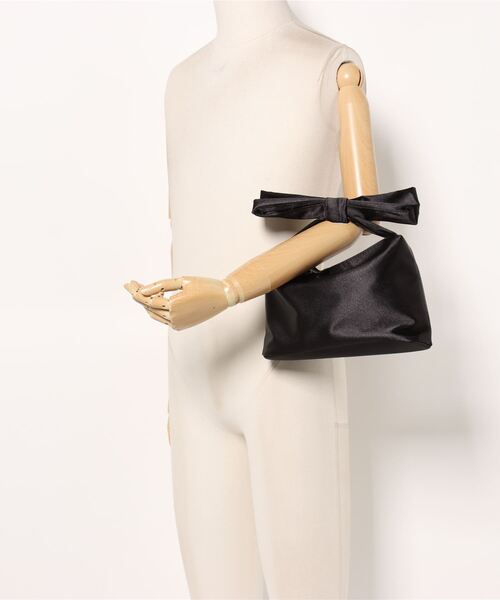Narcissus（ナルシス）の「【Narcissus】リボンバッグ（ハンドバッグ・レディース・ピンク/ブラック・FREE）」の5枚目の写真