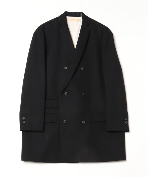 suzuki takayuki（スズキタカユキ）の「double-breasted jacket（テーラードジャケット・レディース・ブルー系その他/ブラック/ヘザーグレー・0/1/2）」の2枚目の写真