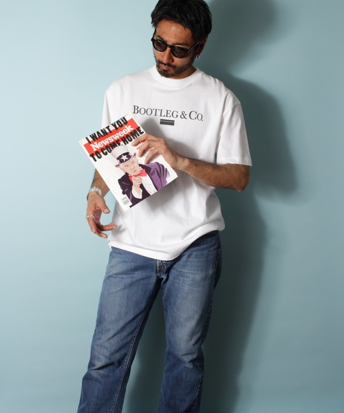 LIBERTY CITY（リバティシティ）の「【LIBERTY CITY/リバティーシティ】 [BOOTLEG] Tシャツ（Tシャツ/カットソー・メンズ・ホワイト/ブラック/ターコイズブルー・2/3/4）」の11枚目の写真