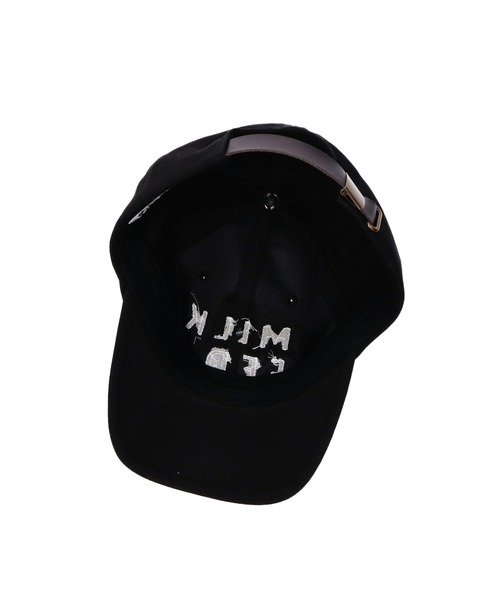MILKFED.（ミルクフェド）の「FELT PATCH LOGO CAP（キャップ・レディース・ブルー/ブラック/ベージュ・ONE SIZE）」の4枚目の写真
