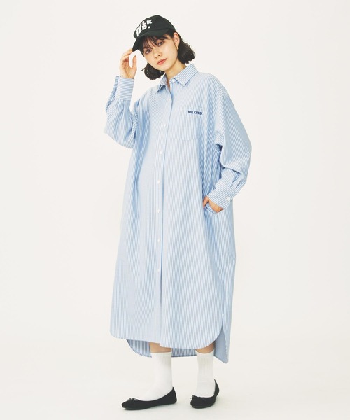 MILKFED.（ミルクフェド）の「FELT PATCH LOGO CAP（キャップ・レディース・ブルー/ブラック/ベージュ・ONE SIZE）」の10枚目の写真
