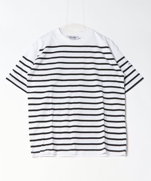 MONT KEMMEL YARN DYED 30/2 PLATING JERSRY BASQUE CREW TEE（Tシャツ/カットソー）｜MONT KEMMEL（モンケメル）