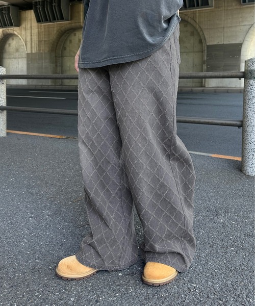 sedacle(セダクル)の「ダイヤブラストフリンジデニム(デニムパンツ・メンズ・グレー/インディゴブルー/ブラック・SMALL/MEDIUM/LARGE)」の2枚目の写真