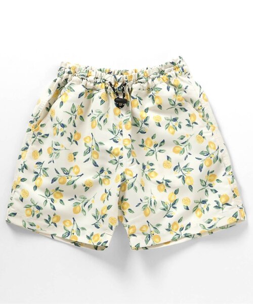 apres les cours（アプレレクール）の「【水陸両用・撥水加工】無地・総柄ハーフパンツ/7days Style pants（その他パンツ・キッズ・ブラック/サックスブルー/イエロー/レインボー/レッド・80/110/100/90/130/120）」の17枚目の写真