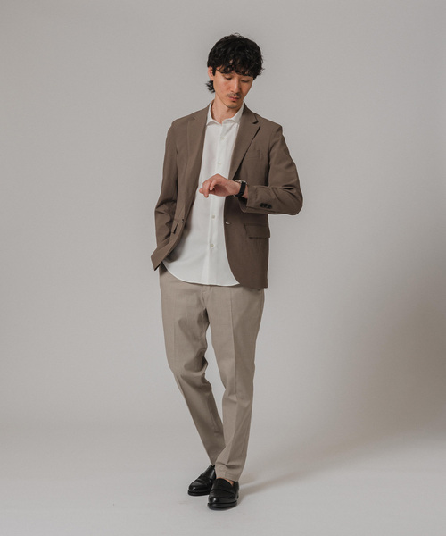 EDIFICE(エディフィス)の「RIRANCHA 半袖 イングリッシュスプレッドカラーシャツ(シャツ/ブラウス・メンズ・ホワイト/ネイビー/ブルー/ベージュ系その他・SMALL/MEDIUM/LARGE)」の5枚目の写真