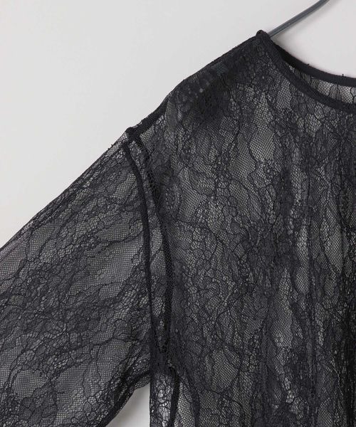 JEANASIS（ジーナシス）の「ラッセルレースシアープルオーバー/126844