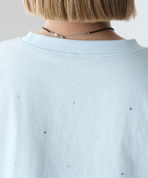 forksy.】ビジュークロップドTシャツ（Tシャツ/カットソー