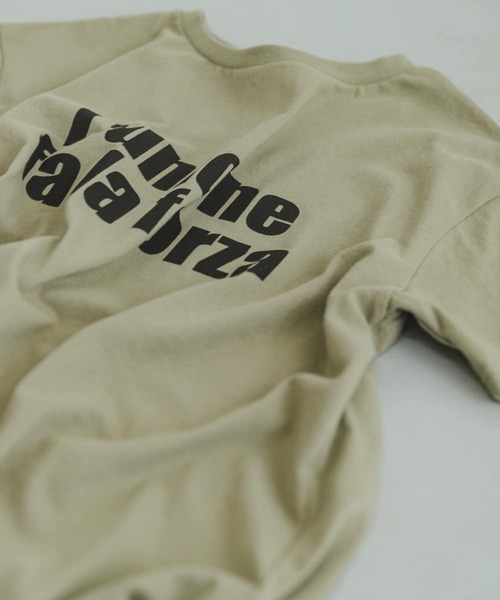 ITEMS URBANRESEARCH（アイテムズ アーバンリサーチ）の「ロゴハンソデTシャツ（Tシャツ/カットソー・レディース・ブルー系その他/ホワイト系その他/ライトカーキ/ホワイト・FREE）」の7枚目の写真