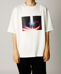 「INASTUDIOS SELECT」ダンボールニット 転写プリントTシャツ