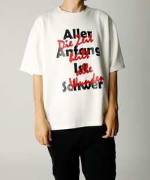 「INASTUDIOS SELECT」ダンボールニット 転写プリントTシャツ
