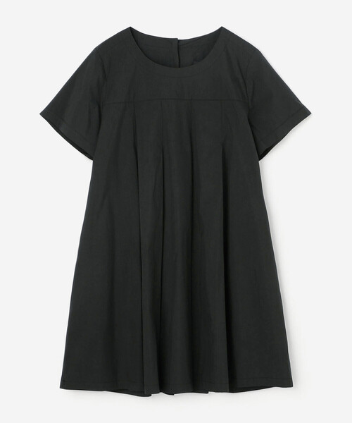 Bshop（ビショップ）の「eunoia | プリーツワンピース WOMEN（チュニック・レディース・ホワイト/ブラック・F）」の2枚目の写真