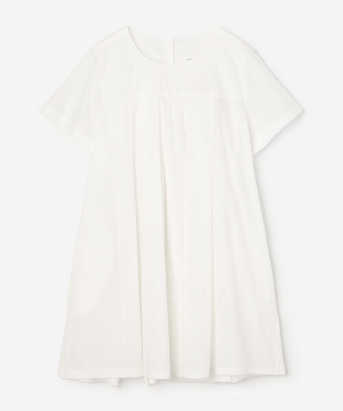 Bshop（ビショップ）の「eunoia | プリーツワンピース WOMEN（チュニック・レディース・ホワイト/ブラック・F）」の15枚目の写真