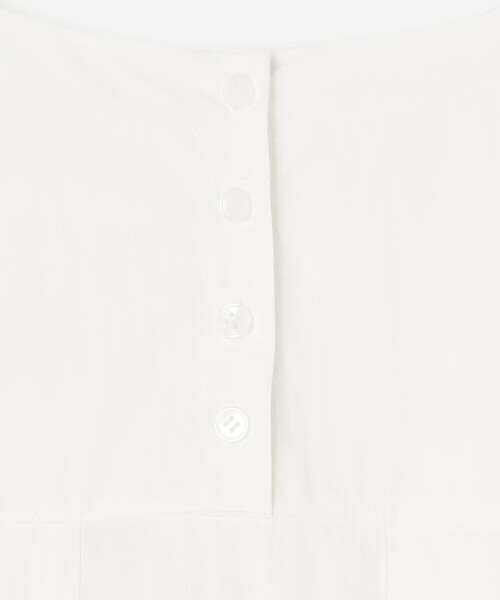 Bshop（ビショップ）の「eunoia | プリーツワンピース WOMEN（チュニック・レディース・ホワイト/ブラック・F）」の12枚目の写真