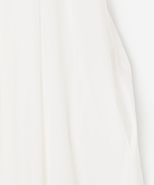 Bshop（ビショップ）の「eunoia | プリーツワンピース WOMEN（チュニック・レディース・ホワイト/ブラック・F）」の10枚目の写真