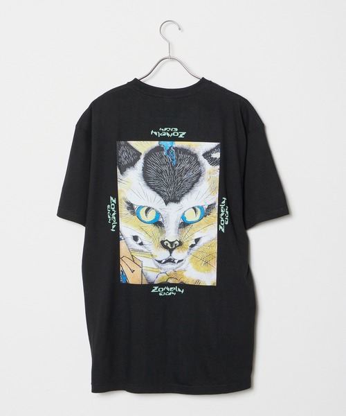 LONELY/論理（ロンリー）の「LONELY(論理)/ロンリー BAKENEKO2 TEE Tシャツ（Tシャツ/カットソー・メンズ・ホワイト/ブラック・XL/L/M）」の8枚目の写真