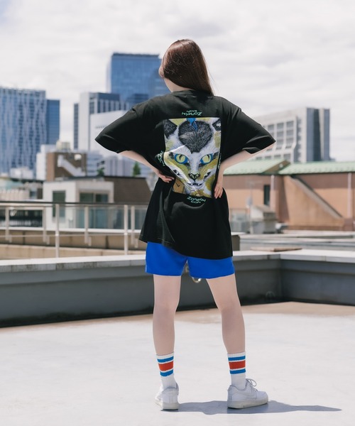 LONELY/論理（ロンリー）の「LONELY(論理)/ロンリー BAKENEKO2 TEE Tシャツ（Tシャツ/カットソー・メンズ・ホワイト/ブラック・XL/L/M）」の21枚目の写真