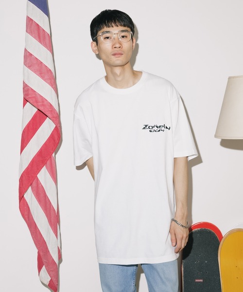 LONELY/論理（ロンリー）の「LONELY(論理)/ロンリー BAKENEKO2 TEE Tシャツ（Tシャツ/カットソー・メンズ・ホワイト/ブラック・XL/L/M）」の12枚目の写真