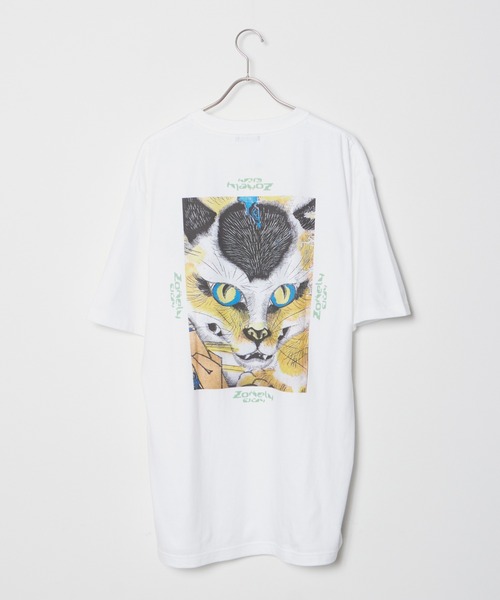 LONELY/論理（ロンリー）の「LONELY(論理)/ロンリー BAKENEKO2 TEE Tシャツ（Tシャツ/カットソー・メンズ・ホワイト/ブラック・XL/L/M）」の11枚目の写真