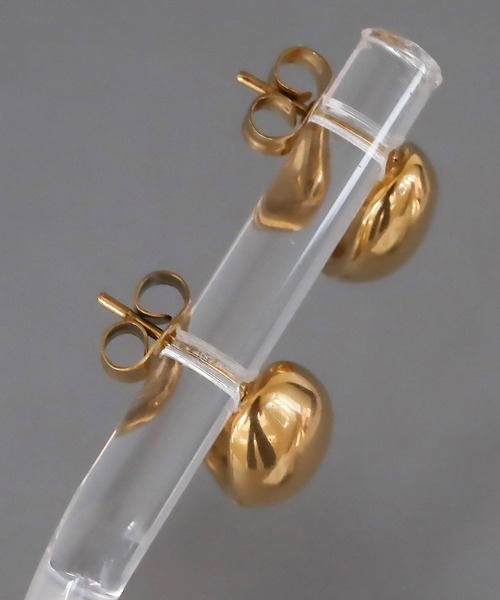 abaskdesign（アバスクデザイン）の「金属アレルギー対応 ぷっくりドロップステンレスピアス（ピアス（両耳用）・レディース・ゴールド/シルバー・FREE）」の14枚目の写真