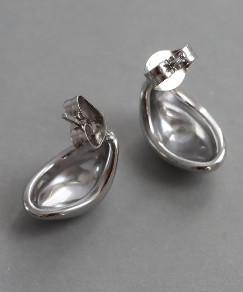 abaskdesign（アバスクデザイン）の「金属アレルギー対応 ぷっくりドロップステンレスピアス（ピアス（両耳用）・レディース・ゴールド/シルバー・FREE）」の15枚目の写真