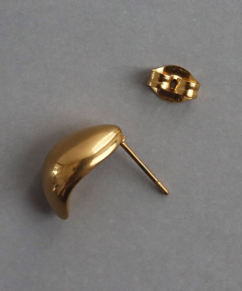 abaskdesign（アバスクデザイン）の「金属アレルギー対応 ぷっくりドロップステンレスピアス（ピアス（両耳用）・レディース・ゴールド/シルバー・FREE）」の16枚目の写真