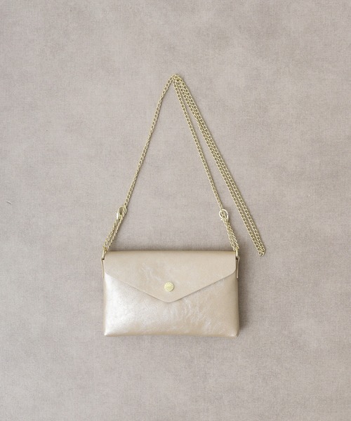 Legato Largo（レガートラルゴ）の「Legato Largo　アクセバッグポーチショルダー（ショルダーバッグ・レディース・ゴールド/ブラック/シルバー・FREE）」の5枚目の写真