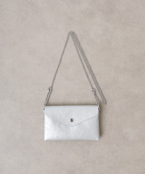 Legato Largo（レガートラルゴ）の「Legato Largo　アクセバッグポーチショルダー（ショルダーバッグ・レディース・ゴールド/ブラック/シルバー・FREE）」の6枚目の写真