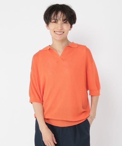 archivo オレンジ ポロシャツ レディース レディース』Ralph Lauren(ラルフローレン) ポロシャツ | 少し
