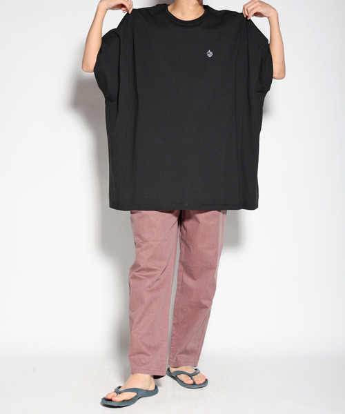 ALDIES(アールディーズ)の「Arrange Wide T / アレンジワイドT(Tシャツ/カットソー・メンズ・ブラック/ホワイト/オレンジ/グリーン・FREE)」の3枚目の写真