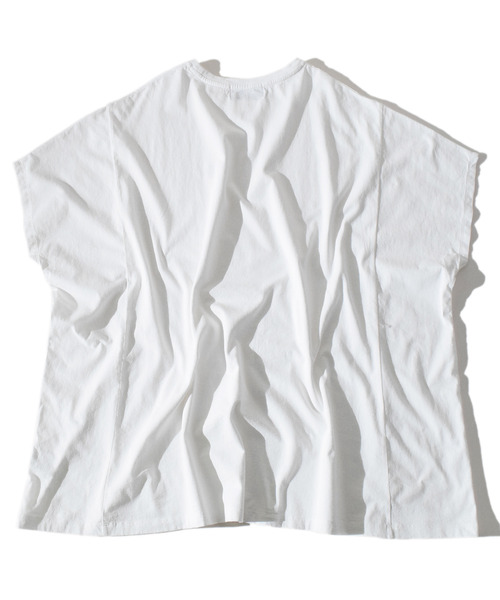 ALDIES(アールディーズ)の「Arrange Wide T / アレンジワイドT(Tシャツ/カットソー・メンズ・ブラック/ホワイト/オレンジ/グリーン・FREE)」の5枚目の写真