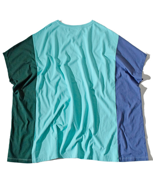 ALDIES(アールディーズ)の「Arrange Wide T / アレンジワイドT(Tシャツ/カットソー・メンズ・ブラック/ホワイト/オレンジ/グリーン・FREE)」の14枚目の写真