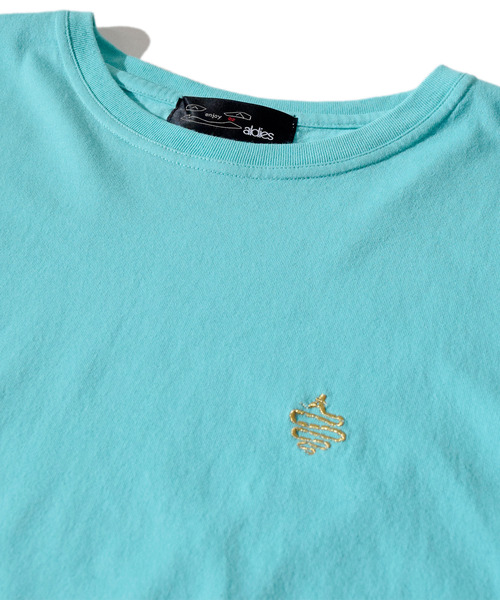 ALDIES(アールディーズ)の「Arrange Wide T / アレンジワイドT(Tシャツ/カットソー・メンズ・ブラック/ホワイト/オレンジ/グリーン・FREE)」の15枚目の写真