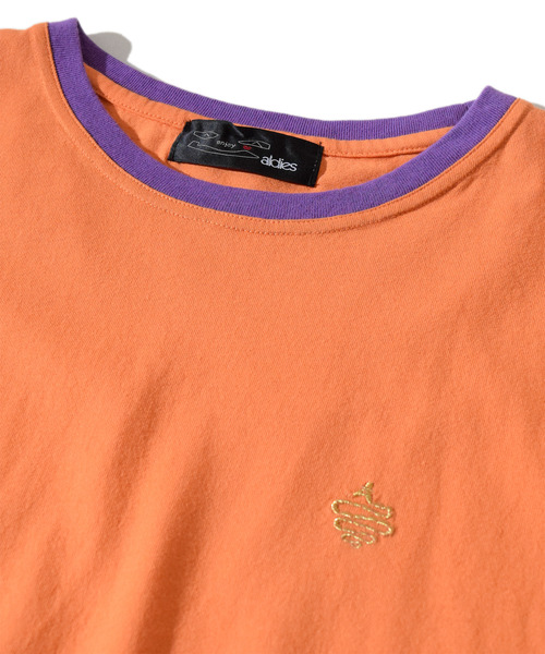 ALDIES(アールディーズ)の「Arrange Wide T / アレンジワイドT(Tシャツ/カットソー・メンズ・ブラック/ホワイト/オレンジ/グリーン・FREE)」の21枚目の写真